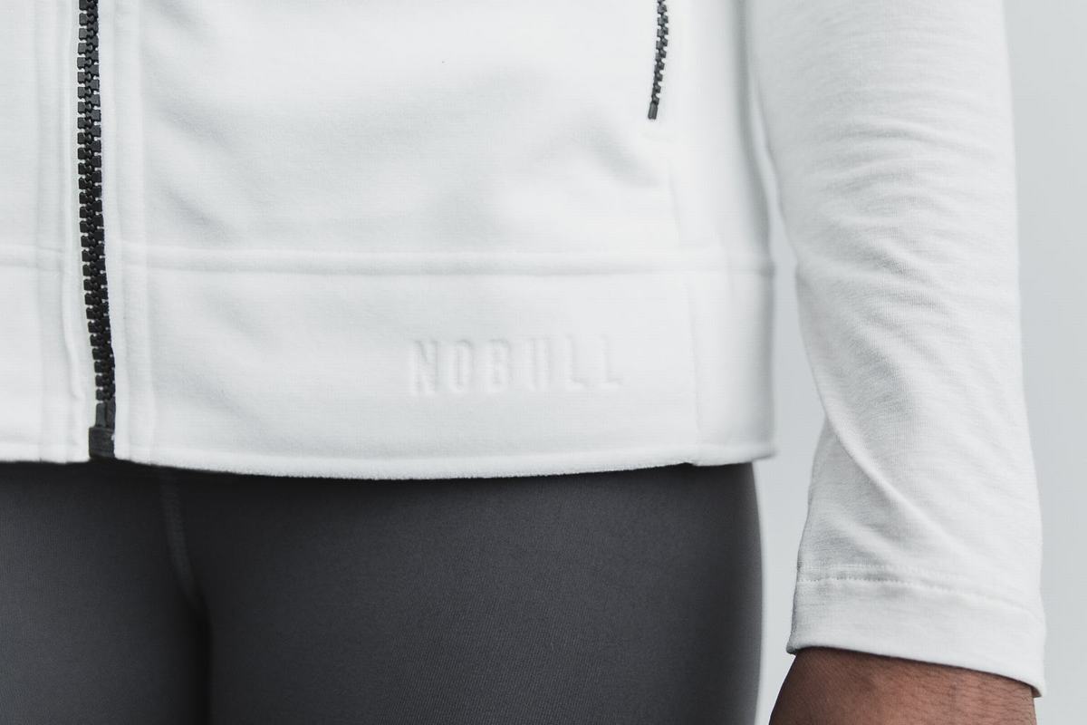 Nobull Arctic Women's Vest White | Australia (IP6387)